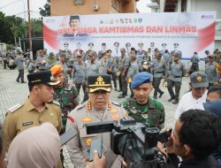 Apel Siaga Kamtibmas dan Linmas di Pekanbaru, Sinergi Forkopimda Peringati 1 Tahun Pemerintahan Presiden Prabowo Subianto