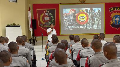 Cegah IRET, Satgaswil Densus 88 Riau Gelar Sosialisasi dan Vaksinasi Ideologi 
