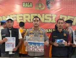 Ungkap Peredaran Kartu Prabayar Perdana Teregistrasi, Polsek Pangkalan Kerinci Amankan 2 Pelaku