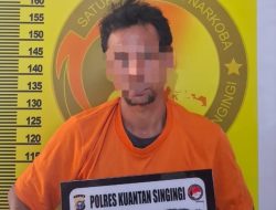 Satresnarkoba Polres Kuansing dan Unit Reskrim Polsek Singingi Berhasil Ungkap Kasus Sabu di Desa Pulau Padang
