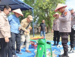 Dukung Ketahanan Pangan Nasional, Polres Dumai Gelar Panen Jagung Pipil