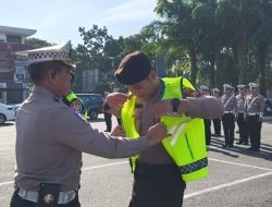 Gelar Patroli Gabungan, Ditlantas Polda Riau Bersama Ditsamapta Urai Kemacetan Pekanbaru