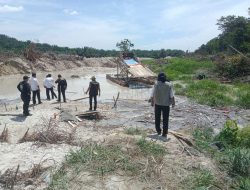 Tindaklanjuti Laporan Masyarakat, Polres Kuansing Cek Dugaan Aktivitas PETI di Perkebunan Karet Pemda Desa Jake