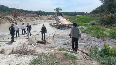 Tindaklanjuti Laporan Masyarakat, Polres Kuansing Cek Dugaan Aktivitas PETI di Perkebunan Karet Pemda Desa Jake