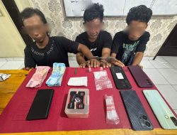 Sita 19,57 Gram Sabu, Satresnarkoba Polres Siak Gulung Bandar dan 2 Kurir di Benteng Hilir