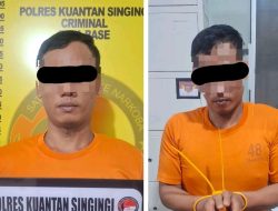 Sita Barang Bukti, Tim Elang Kuat Satresnarkoba Polres Kuansing Ungkap Kasus Sabu di Singingi Hilir