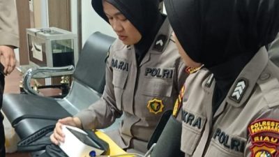 Operasi Zebra LK 2025, Subsatgas Dokkes Berikan Pelayanan Kesehatan bagi Personel Polresta Pekanbaru