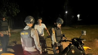 Jaga Kamtibmas, Tim RAGA Polres Kuansing Gelar Patroli Cipta Kondisi