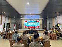 Tim Pamatwil Ops Lilin LK 2025 Polda Riau Periksa Kesiapsiagaan Pengamanan di Polres Dumai