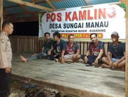 Kapolres Kuansing: Aktifkan Siskamling, Polri Hadir Jaga Keamanan Lingkungan