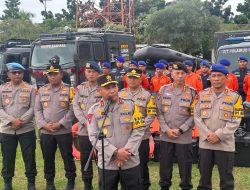 Pintu Air PLTA Koto Panjang Dibuka, Kapolda Riau Siagakan Pasukan Antisipasi Banjir