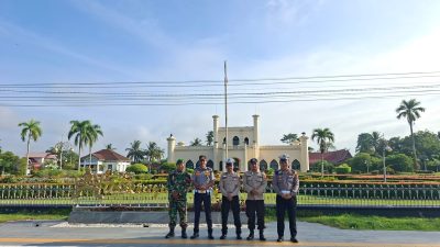 Rayakan Libur Nataru, Polres Siak Tingkatkan Pengamanan Istana Siak
