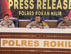 Polres Rohil Gelar Press Release Akhir Tahun 2025, Paparkan Capaian Kinerja Satlantas, Satnarkoba, dan Satreskrim