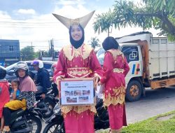 Group Kesenian Tradisional Minang dan IKTR Pekanbaru Kembali Turun ke Jalan Galang Dana Musibah di Maninjau