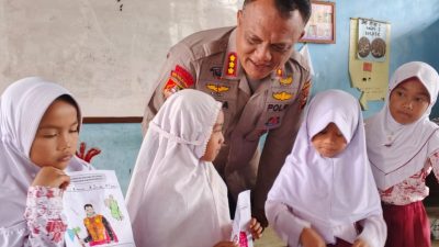 Misi Tim Trauma Healing Polda Riau Kembalikan Keceriaan Anak-anak di Agam