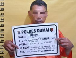 Ungkap Kasus Curanmor di Tanjung Palas, Polsek Dumai Timur Amankan Seorang Pelaku