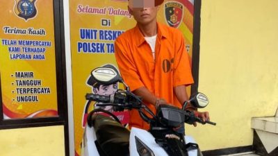 Ditangkap Warga, Polsek Tapung Amankan Pelaku Curanmor di Tanjung Sawit