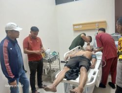 Diamuk Massa, Polsek Kampar Kiri Hilir Amankan Pelaku Curanmor di Desa Sei Simpang 2