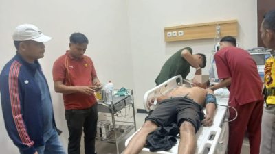 Diamuk Massa, Polsek Kampar Kiri Hilir Amankan Pelaku Curanmor di Desa Sei Simpang 2