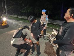 Wujudkan Kamtibmas Aman dan Kondusif, Tim RAGA Polres Kuansing Laksanakan Patroli Mobile Skala Besar