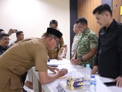 Kapolres Rohil Pimpin Pertemuan Antisipasi Aksi Demo Gerakan Rakyat Menggugat Jilid III, PT PHR Sepakati Bangun Jalan 15 KM