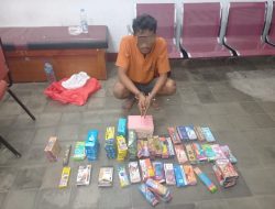 Terekam CCTV, Polsek Kampar Berhasil Membekuk Pelaku Curat di Air Tiris