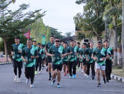Polres Rohil Gelar Green Policing Running Club, Perkuat Sinergi Polri dan Komunitas Pelari