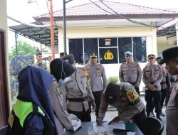 Polres Kampar Tes Urine Dadakan, Jaga Integritas Bhabinkamtibmas