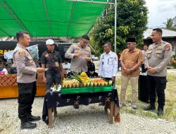 Kapolres Kampar Pimpin Doa Bersama Renovasi Jembatan Gobah