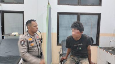 Gelapkan Motor CRF dan Diduga Dianiaya Sekelompok Warga, Pelaku Diserahkan Masyarakat ke Polisi