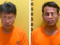 Bongkar Rumah Warga, 2 Pelaku Curat Diamankan Polres Pelalawan