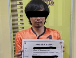 Polsek Benai Ungkap Kasus Narkotika, Seorang Pengedar Sabu Diamankan