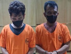 Polsek Perhentian Raja Tangkap 2 Pelaku Narkoba di Desa Hangtuah