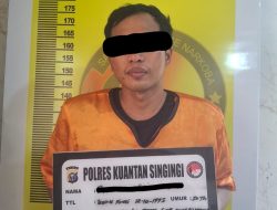 Tim Elang Kuantan Ungkap Peredaran Sabu 7,12 Gram di Benai, Pengedar Terancam Hukuman Berat