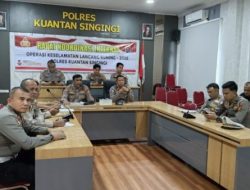 Rapat Koordinasi Internal Ops Keselamatan LK 2026, Polres Kuansing Siapkan Kamseltibcarlantas