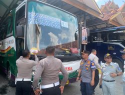 Ops Keselamatan LK 2026, Satlantas Polresta Pekanbaru Gelar Ram Check Pastikan Kesehatan Pengemudi