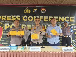 Polres Dumai Gagalkan Peredaran 1,05 Kg Sabu, 2 Kurir Ditangkap