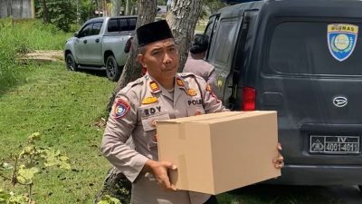 Polres Pelalawan Salurkan Bantuan Sembako ke Pondok Tahfiz Al-Qur’an An-Nur