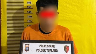 Polsek Tualang Amankan Terduga Pelaku Pencabulan Anak di Perawang, Proses Hukum Berlanjut
