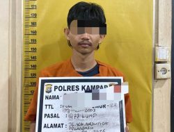 Beraksi di 5 TKP, Polres Kampar Tangkap Pelaku Curanmor di Pekanbaru
