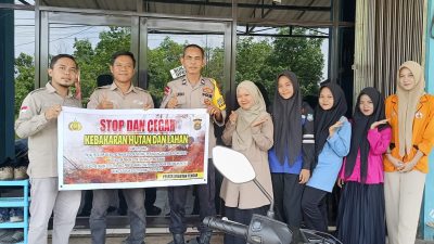 Polsek Jajaran Bergerak Serentak, Kapolres Kuansing Tegaskan Stop Pembakaran Lahan