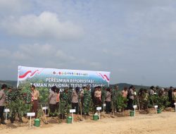 Pemulihan Kawasan TNTN, Menteri Kehutanan RI Tanam Pohon Simbolis di Pelalawan