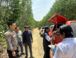 Polsek Singingi Hilir Tangani Penemuan Kerangka Manusia di Areal PT RAPP