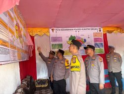 Kapolres Kuansing Tinjau Pos Pelayanan Ops Ketupat di Inuman, Tekankan Pelayanan Humanis