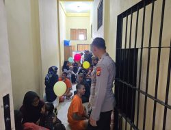 Meski di Balik Jeruji, Polres Kampar Berikan Pelayanan Humanis di Hari Idul Fitri
