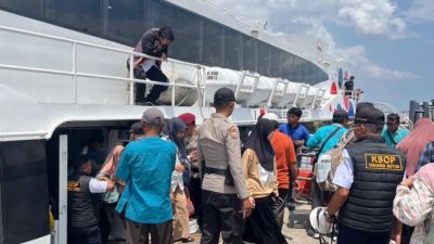 Ops Ketupat LK 2026 Berjalan Kondusif, 3.240 Pemudik Padati Pelabuhan Tanjung Buton
