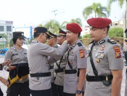 Kapolres Dumai Pimpin Sertijab Kabag Ren, Kasat Reskrim dan Kasat Lantas