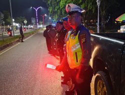 Antisipasi Arus Balik dan Jaga Kamtibmas, Kapolsek Tualang Pimpin KRYD