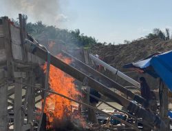 Polsek Singingi Hilir Tertibkan Aktivitas PETI di Sungai Bawang Atas Desa Petai