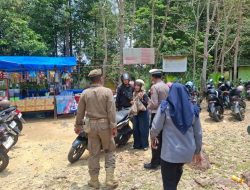 Polres Kuansing Laksanakan Patroli Wisata Idul Fitri di Guruh Gemurai, Pengunjung Diimbau Utamakan Keselamatan